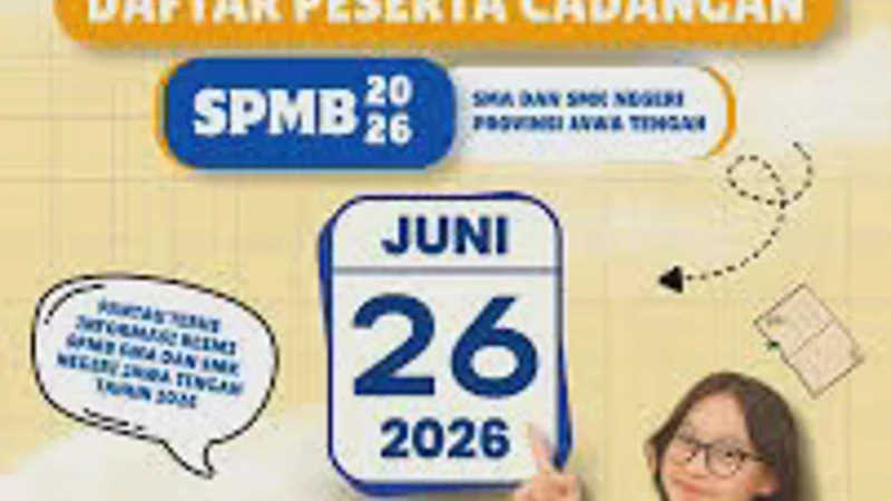 Status Cadangan di SPMB 2026 Artinya Apa? Ini Penjelasan dan Langkahnya