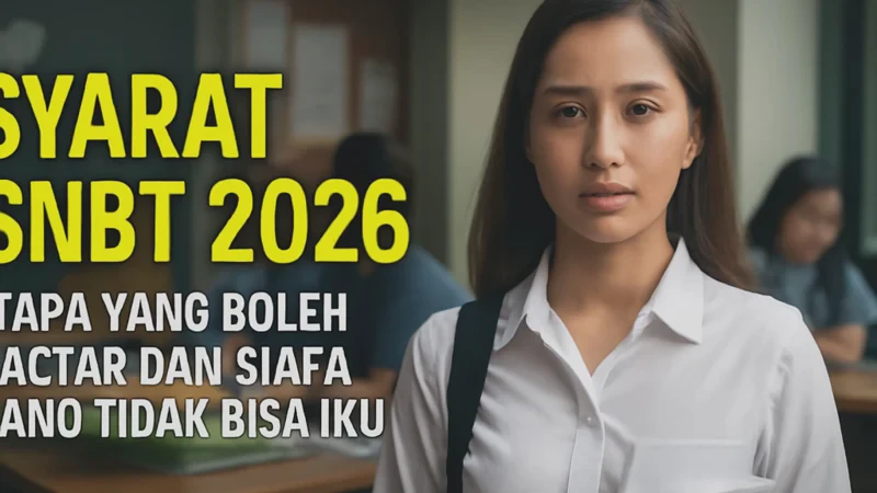 Syarat SNBT 2026: Siapa yang Boleh Daftar dan Siapa yang Tidak Bisa Ikut