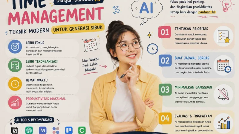 Time Management dengan Bantuan AI: Teknik Modern untuk Generasi Sibuk