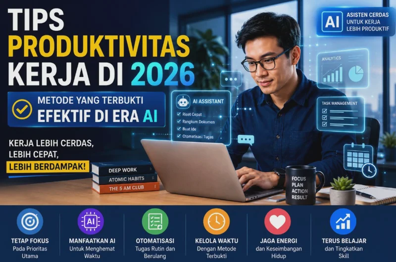 Tips Produktivitas Kerja di 2026: Metode yang Terbukti Efektif di Era AI