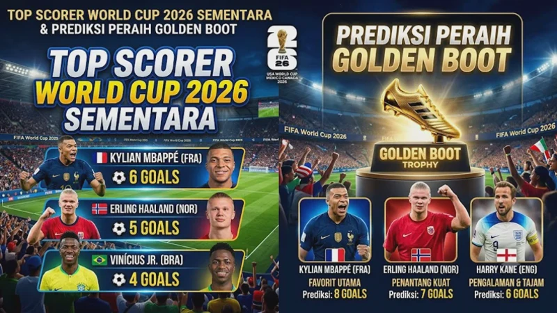 Top Scorer World Cup 2026 Sementara dan Prediksi Peraih Golden Boot