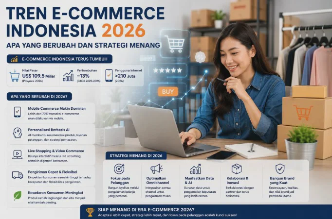 Tren E-commerce Indonesia 2026: Apa yang Berubah dan Strategi Menang