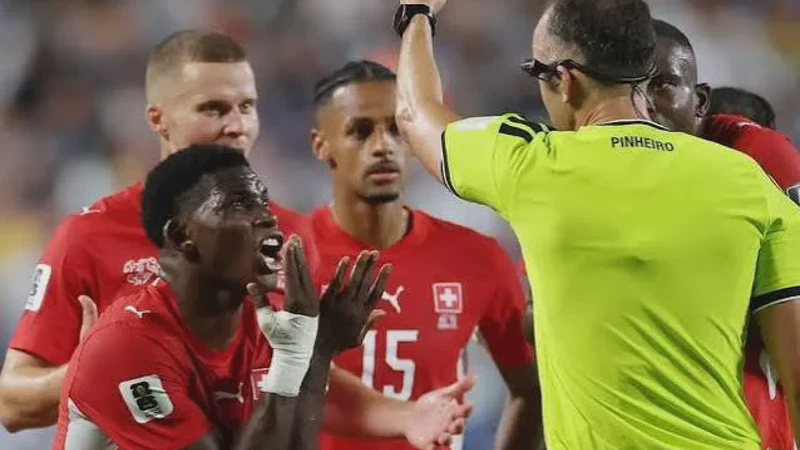 VAR Lewati Batas Kontroversi Kartu Merah Breel Embolo Lawan Argentina Viral
