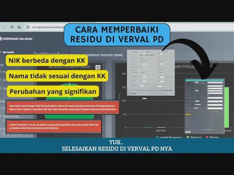 Verval PD: Cara Memperbaiki Nama, NISN, NIK, dan Data Siswa yang Tidak Sesuai