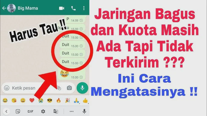 Cara Mengatasi WhatsApp Tidak Bisa Mengirim Pesan Padahal Sinyal Kuat